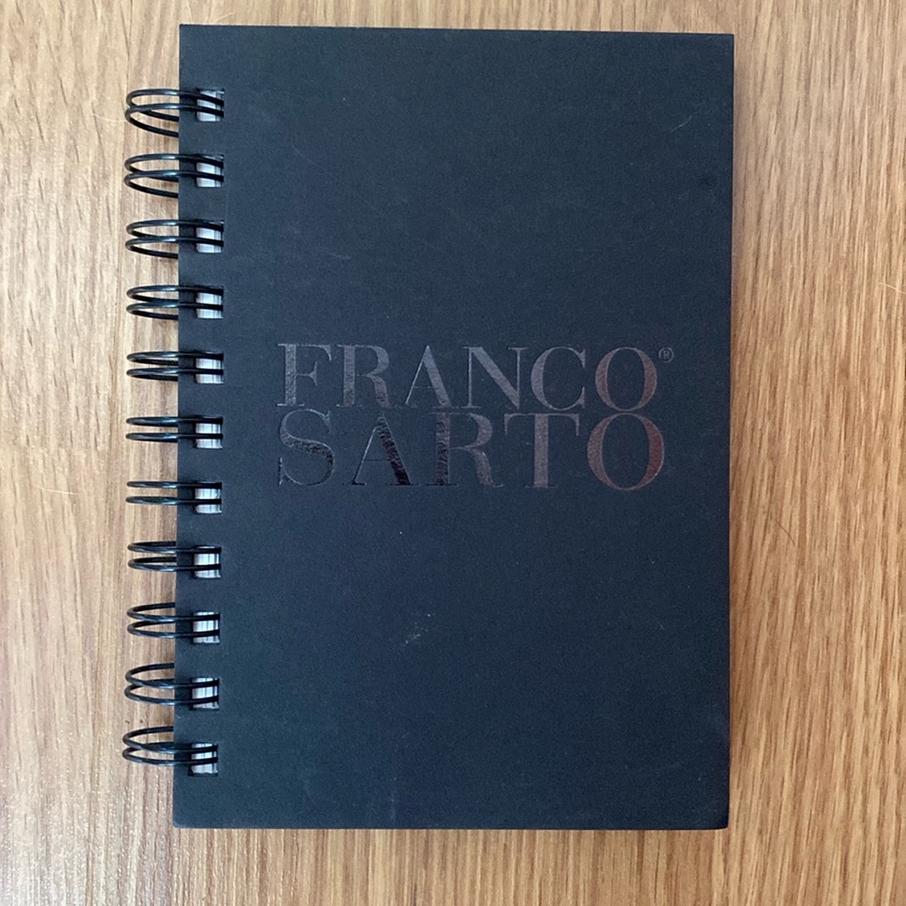 ❤️ Franco Sarto Spiral Journal Notebook NWOT